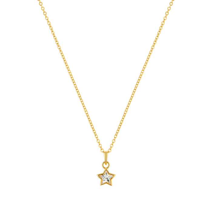 Divine Star Gold plated sterling silver Necklace-0