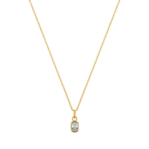 Enigma Gold plated sterling silver Necklace-0