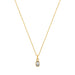 Enigma Gold plated sterling silver Necklace-0