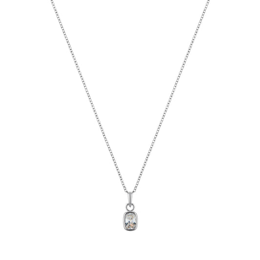Enigma sterling silver necklace-0