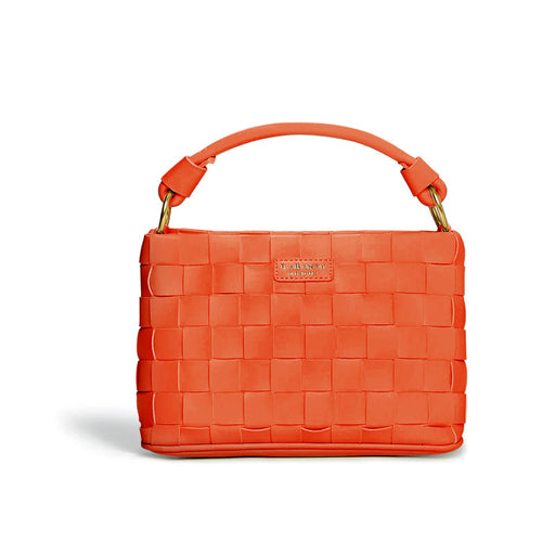 Bella Orange Vegan Mini Crossbody Bag-0