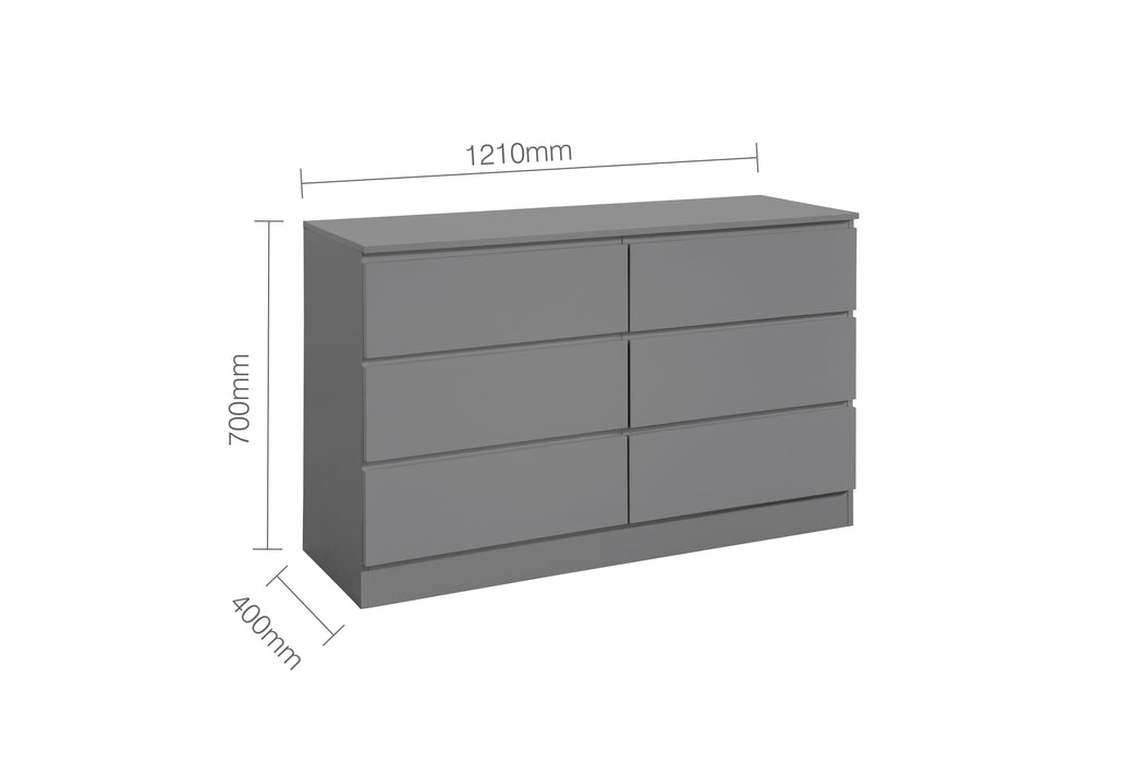 Oslo 6 Drawer Chest-8