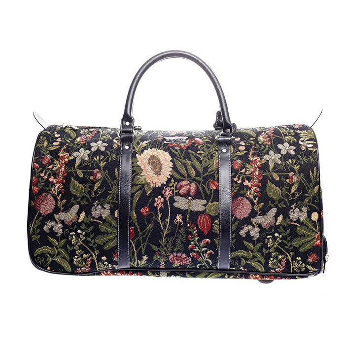 Morning Garden Black - Pull Holdall-2