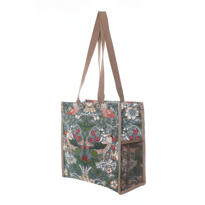 V&A Licensed Strawberry Thief Grey - Shopper Bag-3