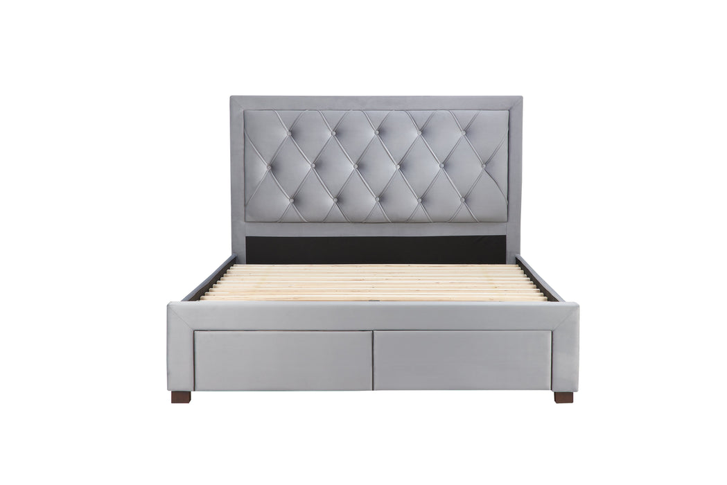 Woodbury Super King Bed Grey-5