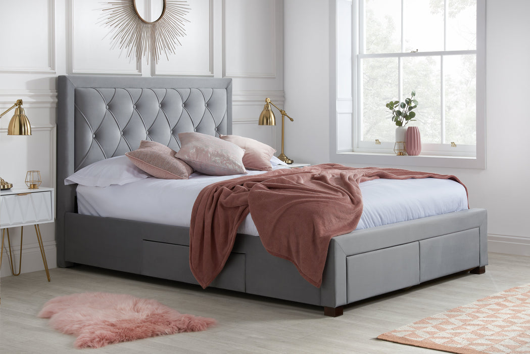 Woodbury Super King Bed Grey-10