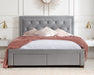 Woodbury Super King Bed Grey-14