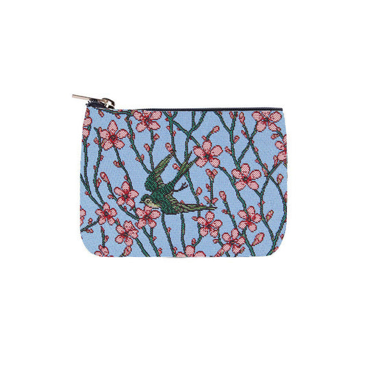 V&A Licensed Blossom and Swallow - Zip Coin Purse-0