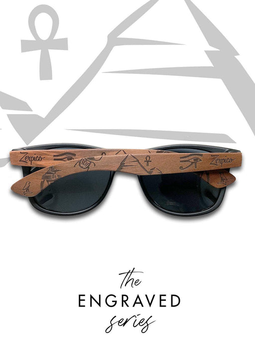 Eyewood | Engraved wooden sunglasses - Relic-1