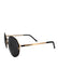 Titanium Round Sunglasses - V2 - 24K GOLD Plated-11