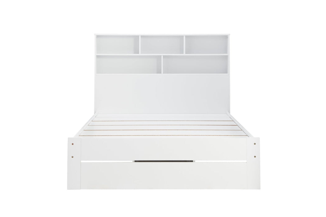 Alfie King Storage Bed White-7