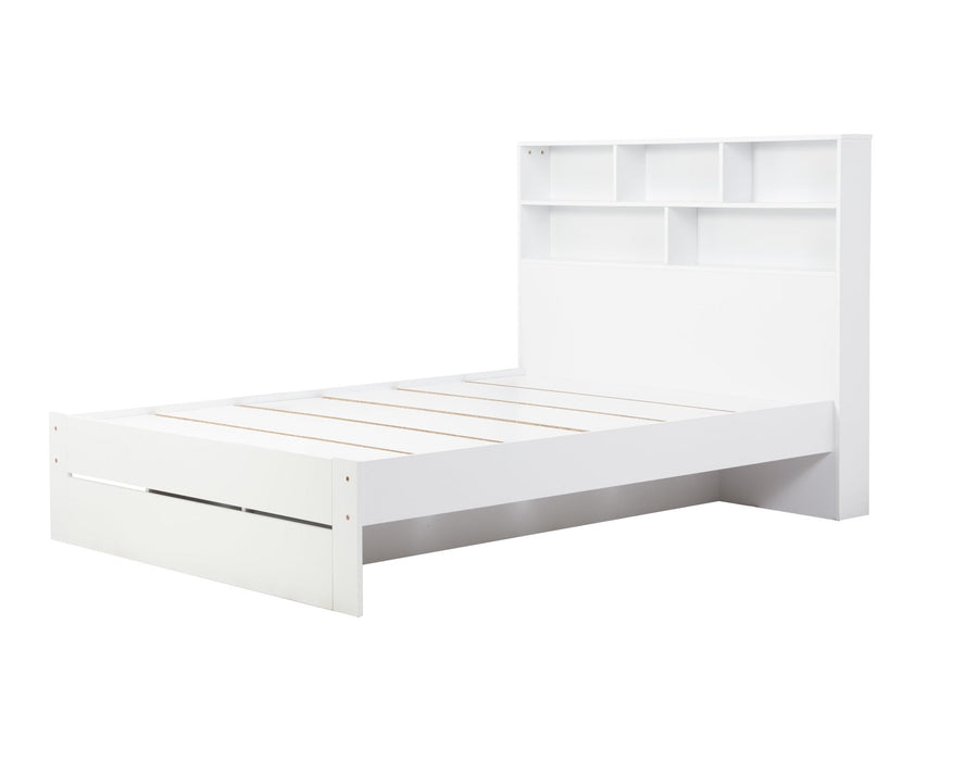 Alfie King Storage Bed White-6