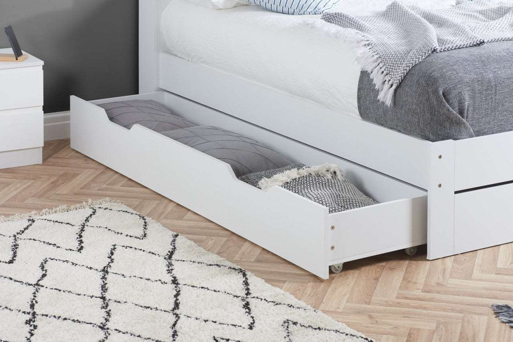 Alfie King Storage Bed White-11