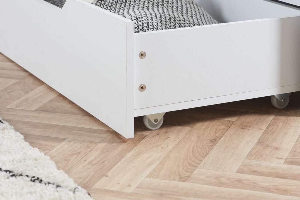 Alfie King Storage Bed White-12