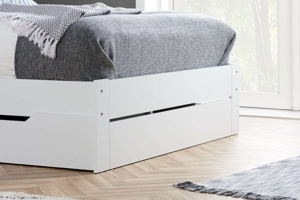 Alfie King Storage Bed White-14