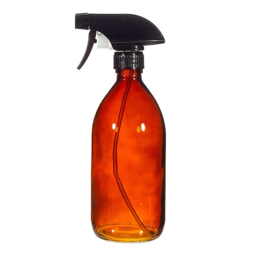 Amber Glass Refillable Bottle with Spray - Kozeenest