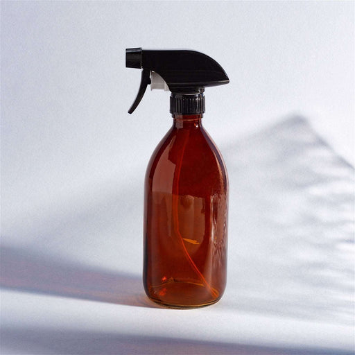 Amber Glass Refillable Bottle with Spray - Kozeenest