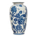 Anemone Blue & White Urn Vase - Kozeenest