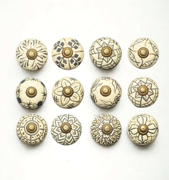 Antique Gold Design Drawer knobs - Kozeenest