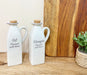 Antique Grey Oil & Vinegar Containers - Kozeenest