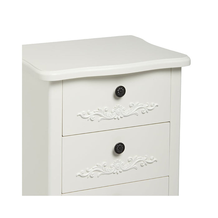 Antoinette 3 Drawer Chest White-1