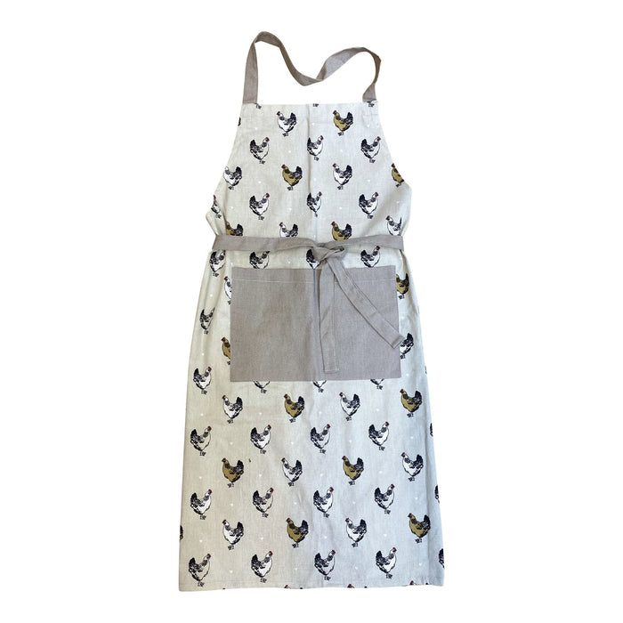 Apron With A Chicken Print Design - Kozeenest