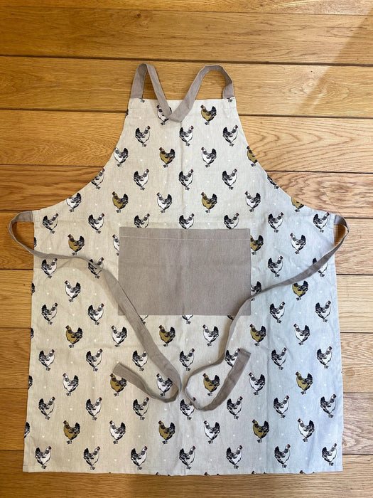 Apron With A Chicken Print Design - Kozeenest