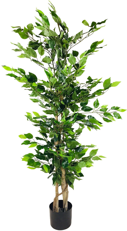 Artificial Ficus Tree with Natural Trunk 125cm - Kozeenest