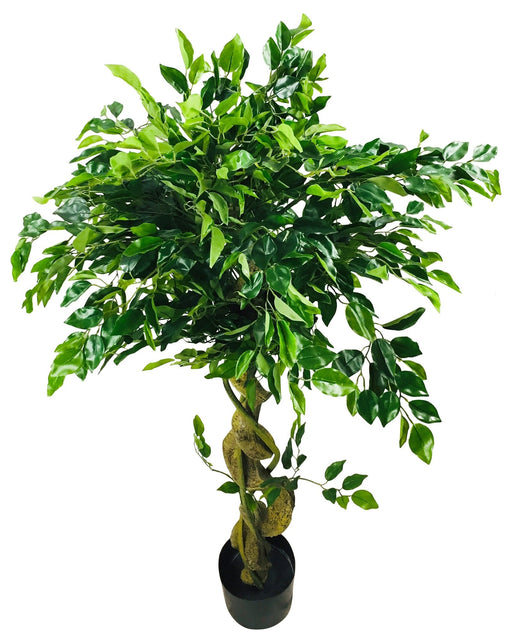 Artificial Ficus Tree With Twisted Trunk 137cm - Kozeenest