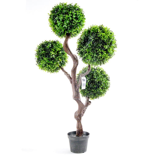 Artificial Large 90cm UV Boxwood Topiay Tree - Kozeenest