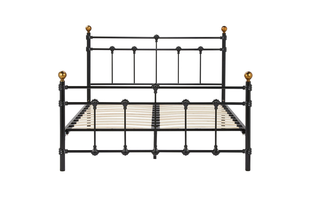 Atlas Double Bed Black-6