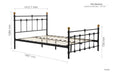 Atlas Double Bed Black-1