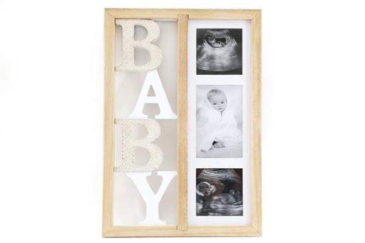 Baby Three Photograph Wooden Frame 43cm - Kozeenest