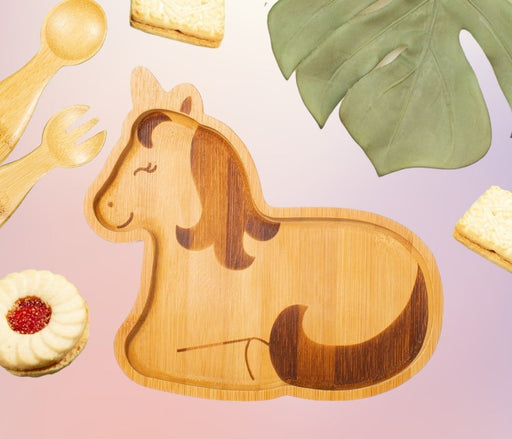 Bamboo Unicorn Plate - Kozeenest