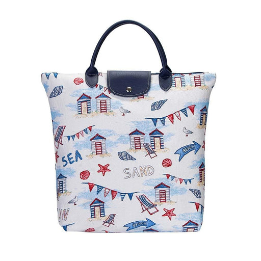 Beach Hut - Foldaway Bag - Kozeenest