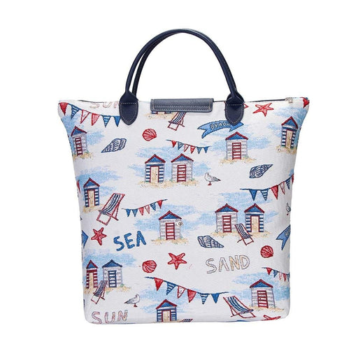 Beach Hut - Foldaway Bag - Kozeenest