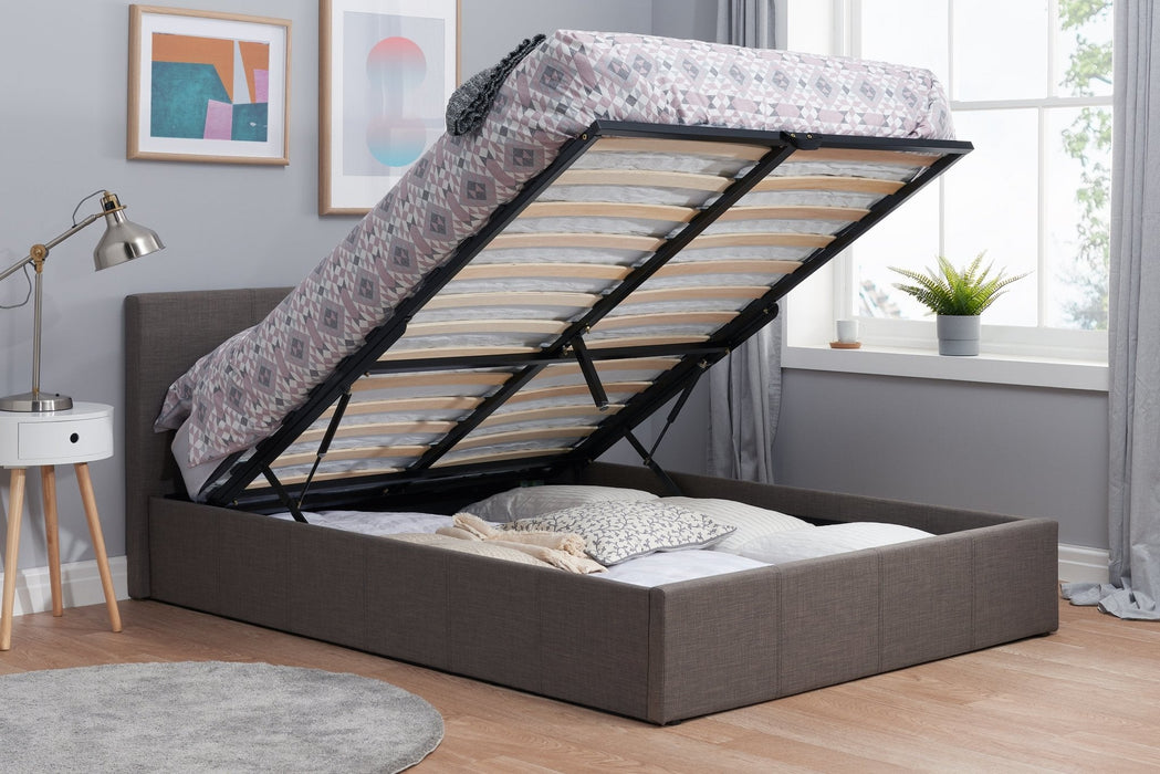 Berlin Double Ottoman Bed Grey-2