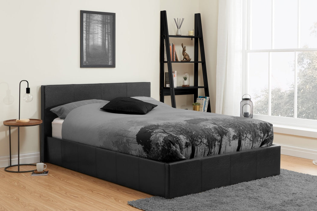 Berlin King Ottoman Bed Black-0