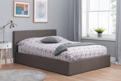 Berlin Small Double Ottoman Bed Grey-0