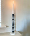 Black and Marble Effect Candlestick - Kozeenest