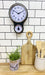 Black Kensington Wall Clock With Timer - Kozeenest