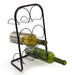 Black Metal Wire 6 Wine Bottle Holder - Kozeenest