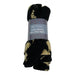 Black Paw Print Fleece Throw 80cm - Kozeenest