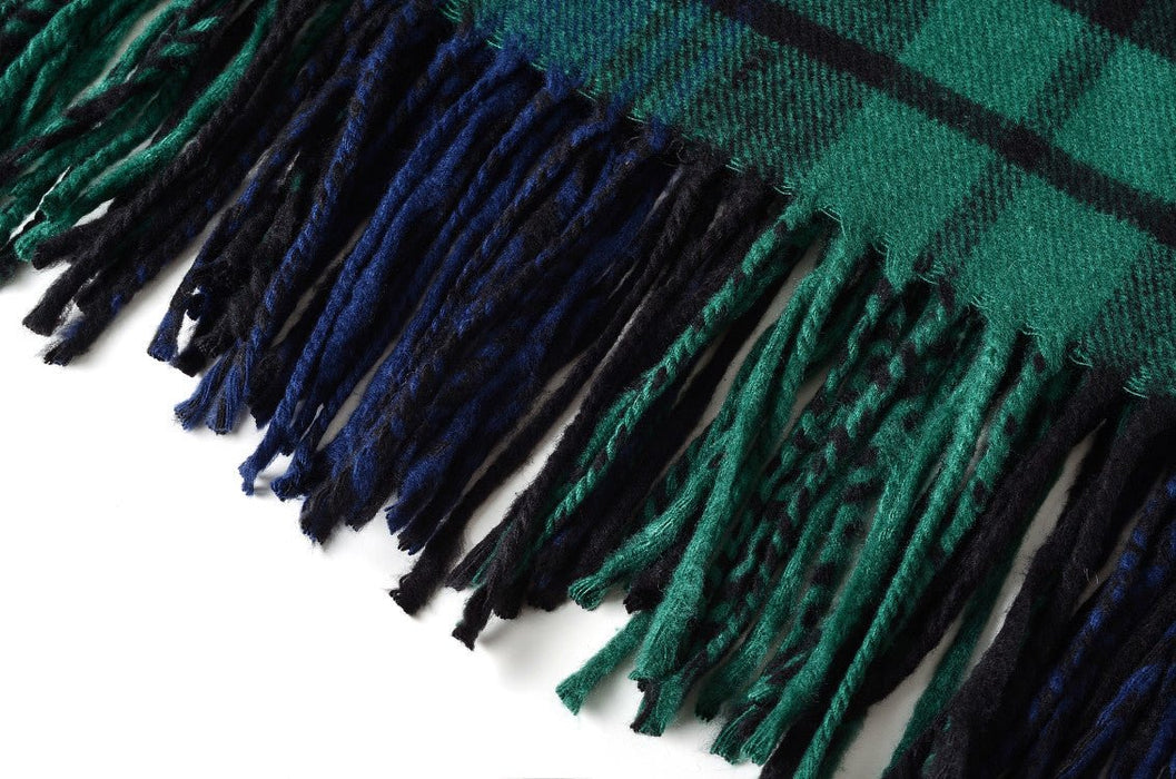 Black Watch Tartan - Shawl Scarf - Kozeenest