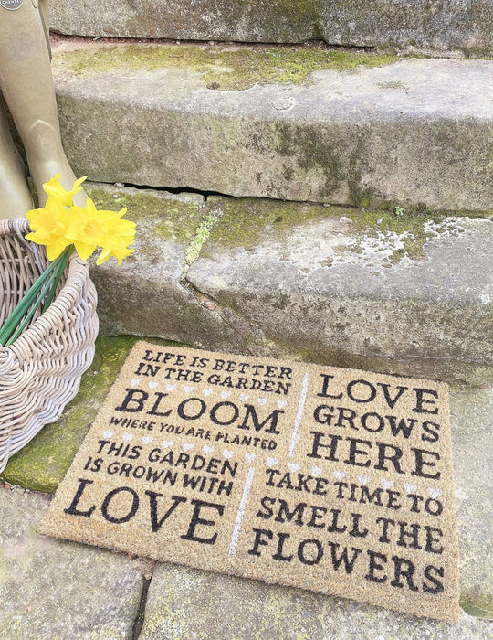 Bloom Potting Shed Doormat - Kozeenest