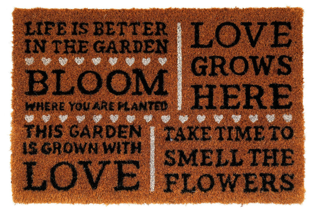 Bloom Potting Shed Doormat - Kozeenest