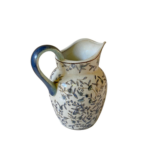 Blue And White Ditsy Print Jug - Kozeenest