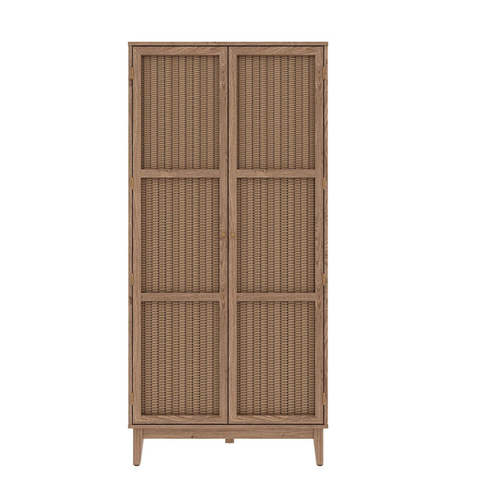 Bordeaux 2 Door Wardrobe-1