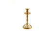 Brass Metal Dinner Candlestick 22cm - Kozeenest