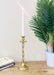 Brass Metal Dinner Candlestick 30cm - Kozeenest